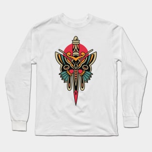 Traditional butterfly Long Sleeve T-Shirt